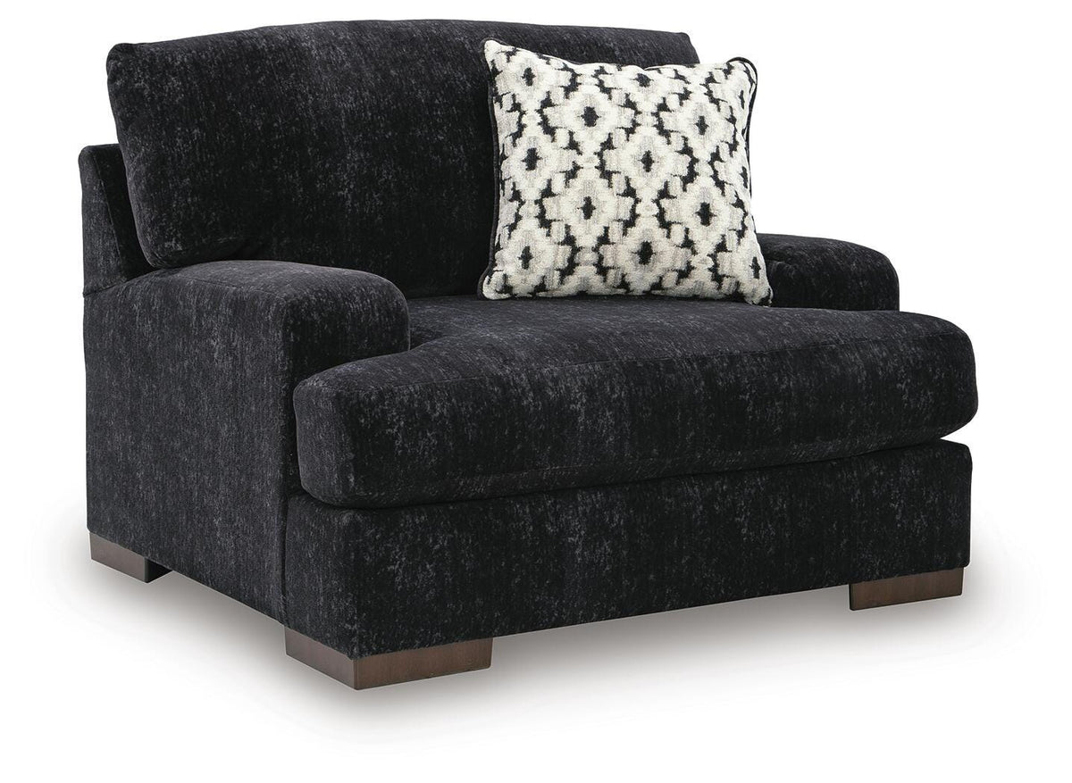 Whitmore Manor Oversized Chair - Black Pearl (1)