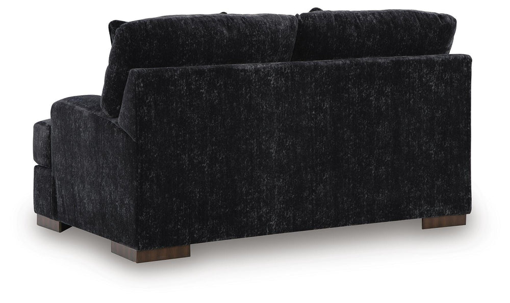 Whitmore Manor Loveseat - Black Pearl (4)