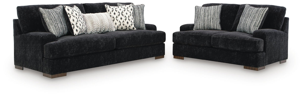 Whitmore Manor Sofa and Loveseat (1)