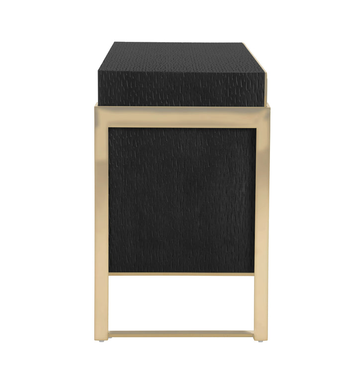 Rothsay - Modern Wenge + Gold Dresser