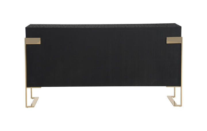 Rothsay - Modern Wenge + Gold Dresser