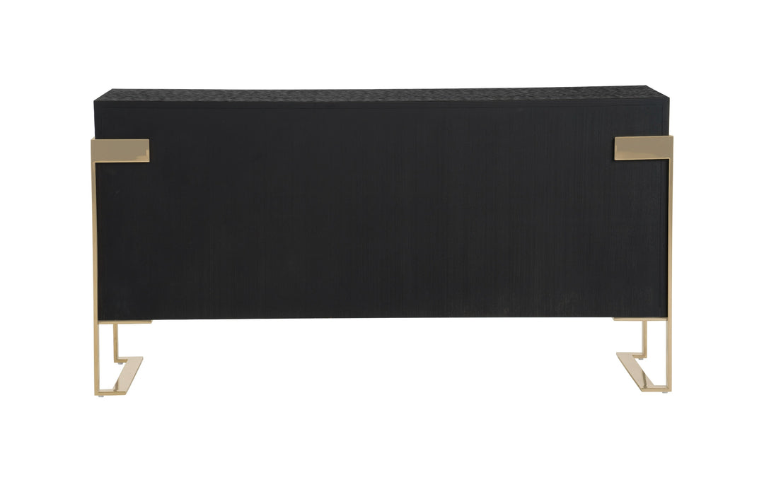 Rothsay - Modern Wenge + Gold Dresser