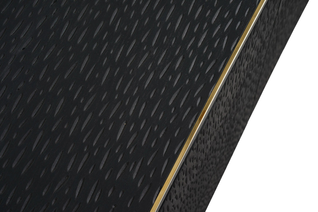 Rothsay - Modern Wenge + Gold Dresser