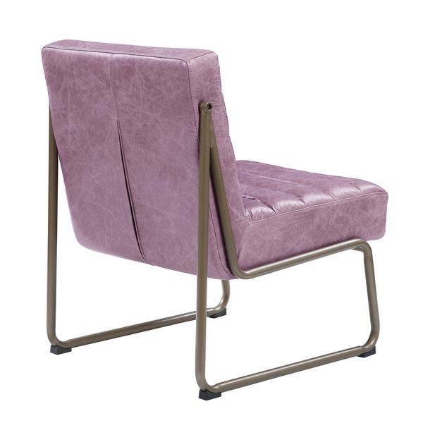 Loria - Accent Chair - Wisteria Top Grain Leather