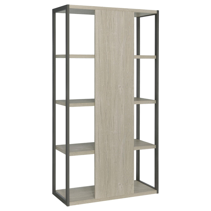 Coaster Furniture 805883 Loomis 72-inch 4-shelf Bookshelf Whitewashed Grey