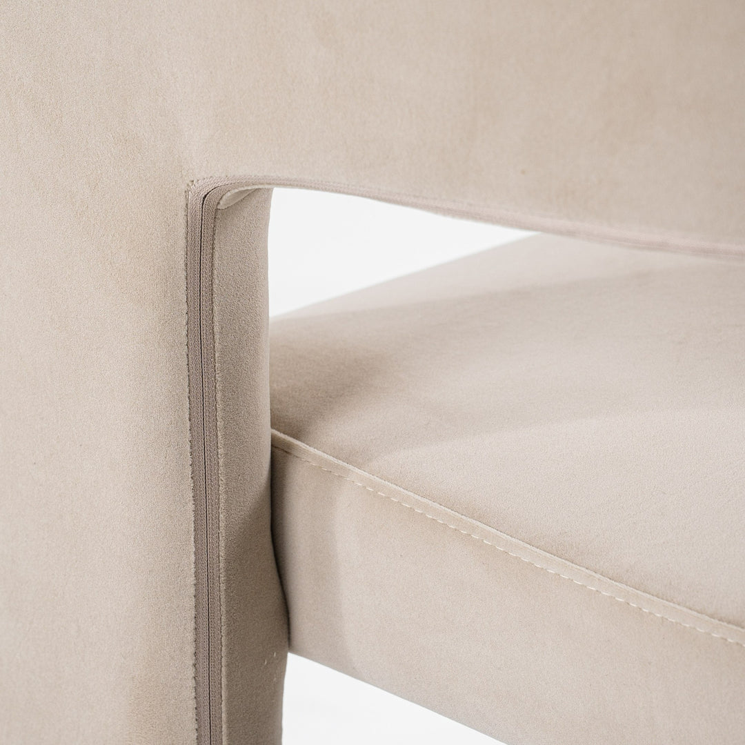 Cherish - Modern Beige Fabric Dining Chair