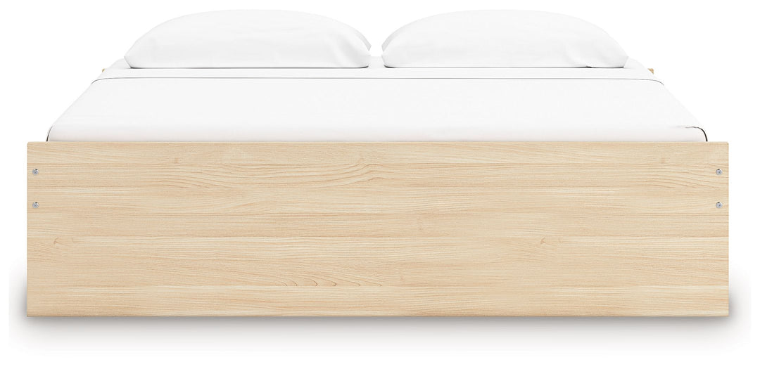 Onita - King Platform Bed - Natural by Ashley Furniture product image