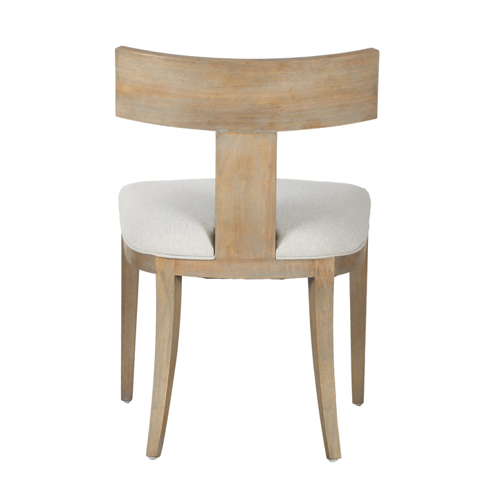 Fabien - Mid-Century Modern Beige Linen + Wood Dining Chair (Set of 2)