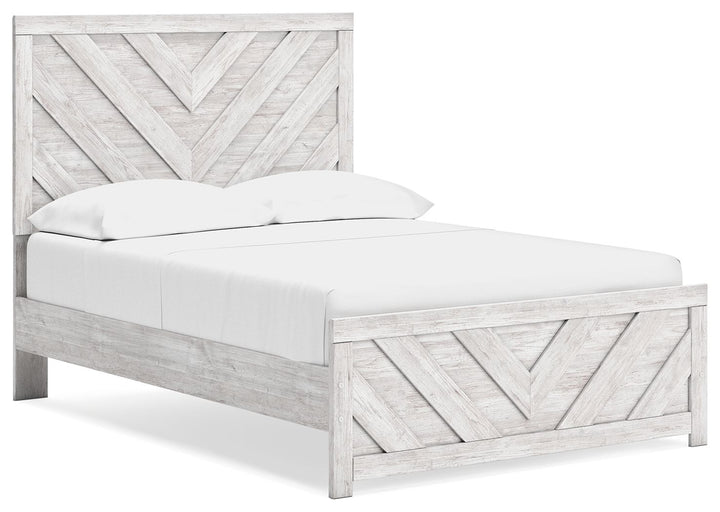 Cayboni - Full Panel Bed - Whitewash by Ashley Furniture product image