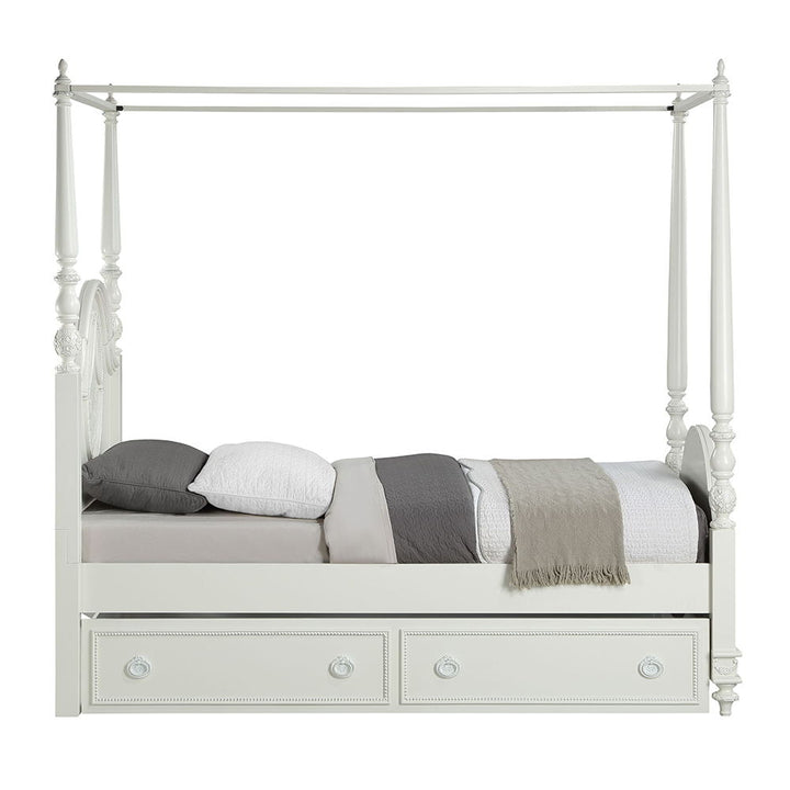 Dorothy - Twin Post Bed - Ivory