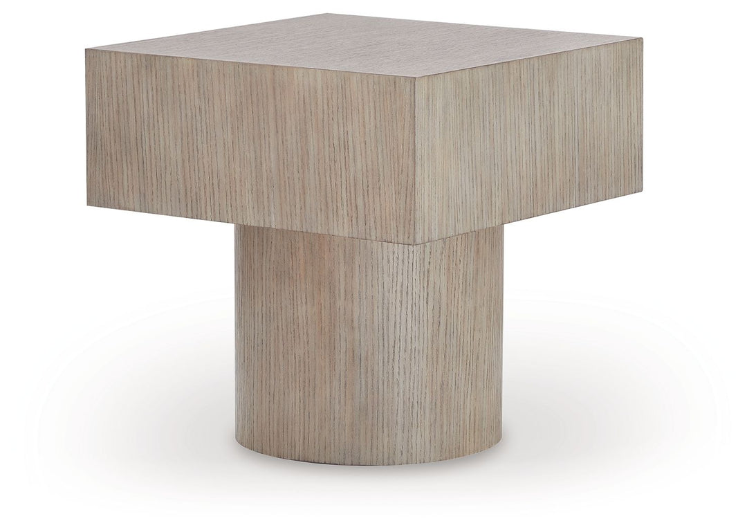 Jorielyn - Square End Table - Light Grayish Brown by Ashley Furniture product image