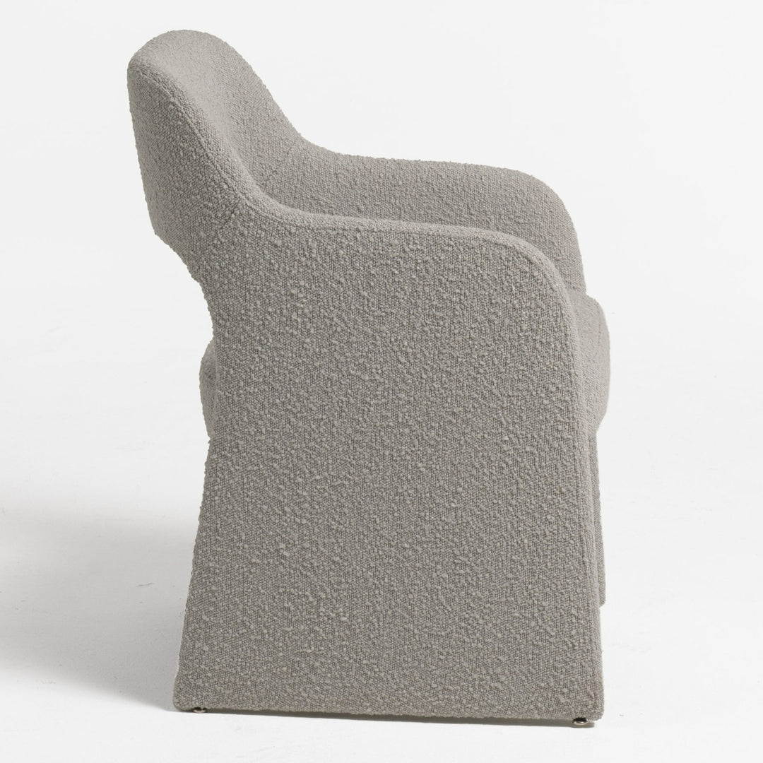Bishop - Modern Grey Fabric Dining Chair