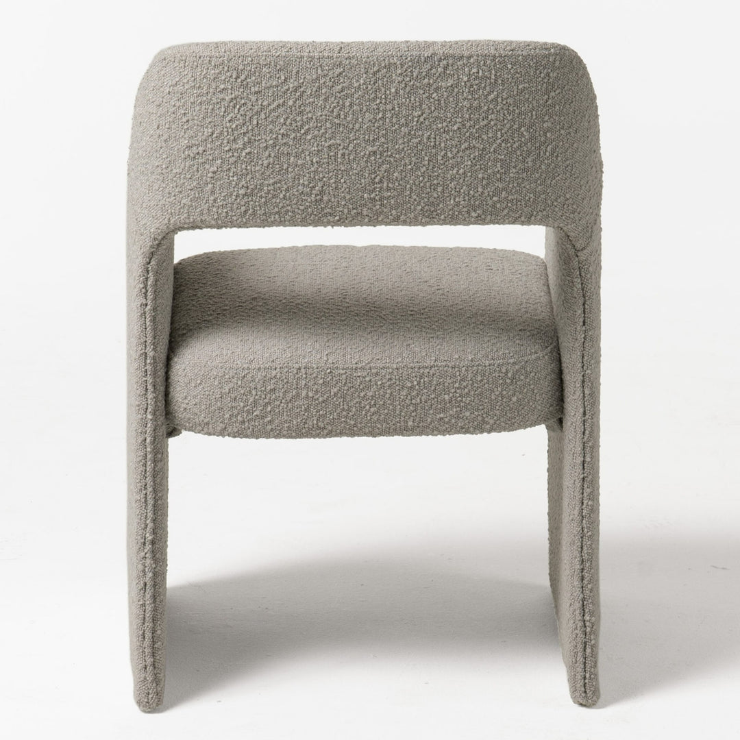Bishop  Modern Grey Fabric Dining Chair