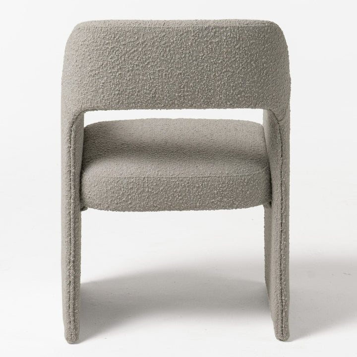 Bishop  Modern Grey Fabric Dining Chair