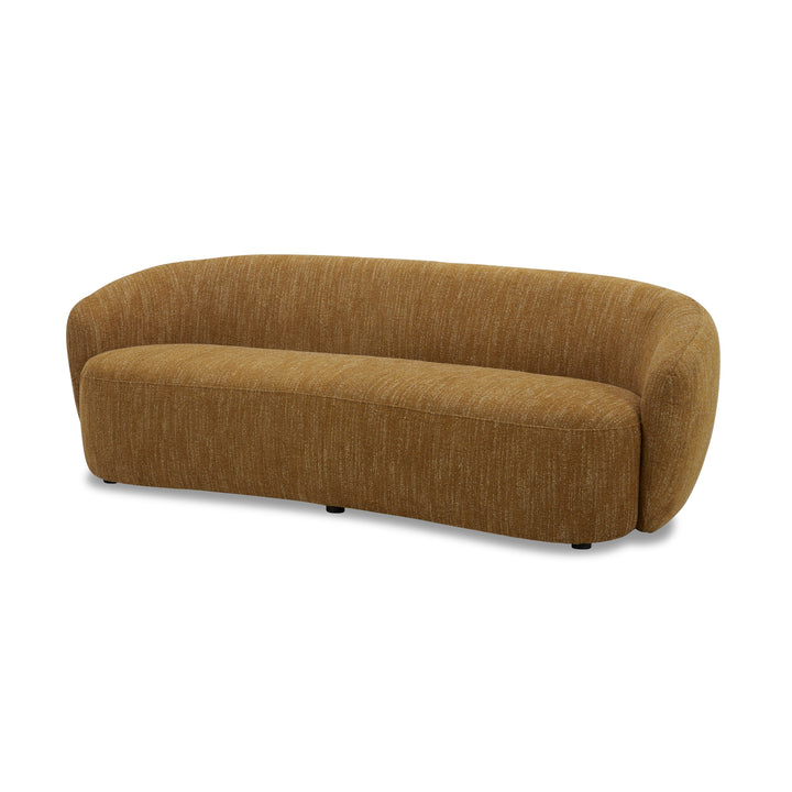 Norris - Modern Mustard Fabric Sofa
