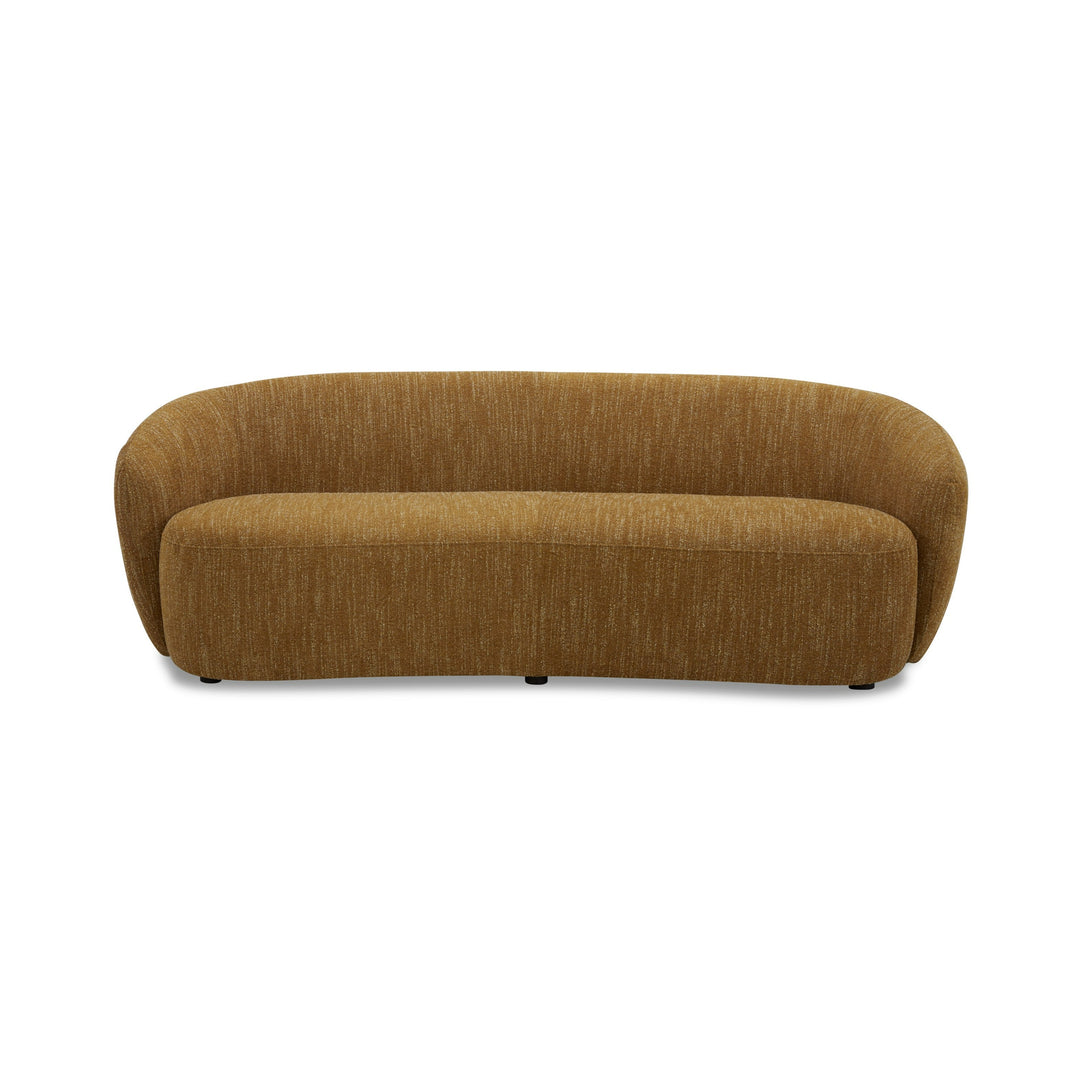 Norris - Modern Mustard Fabric Sofa