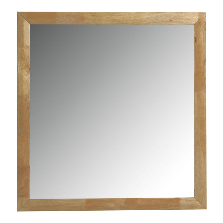 Santa Barbara - Modern Grey Fabric + Natural Bedroom Set
