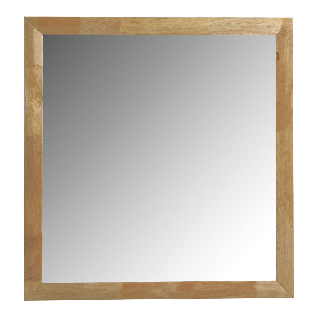 Santa Barbara - Modern Grey Fabric + Natural Bedroom Set