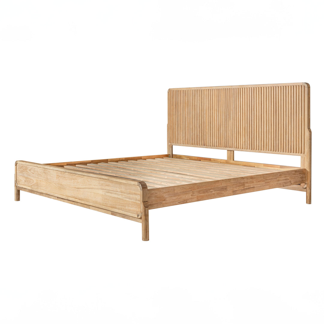 Mikala - Modern Natural Oak Bed
