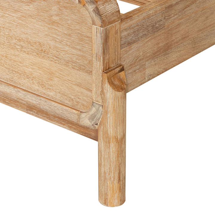 Mikala - Modern Natural Oak Bed