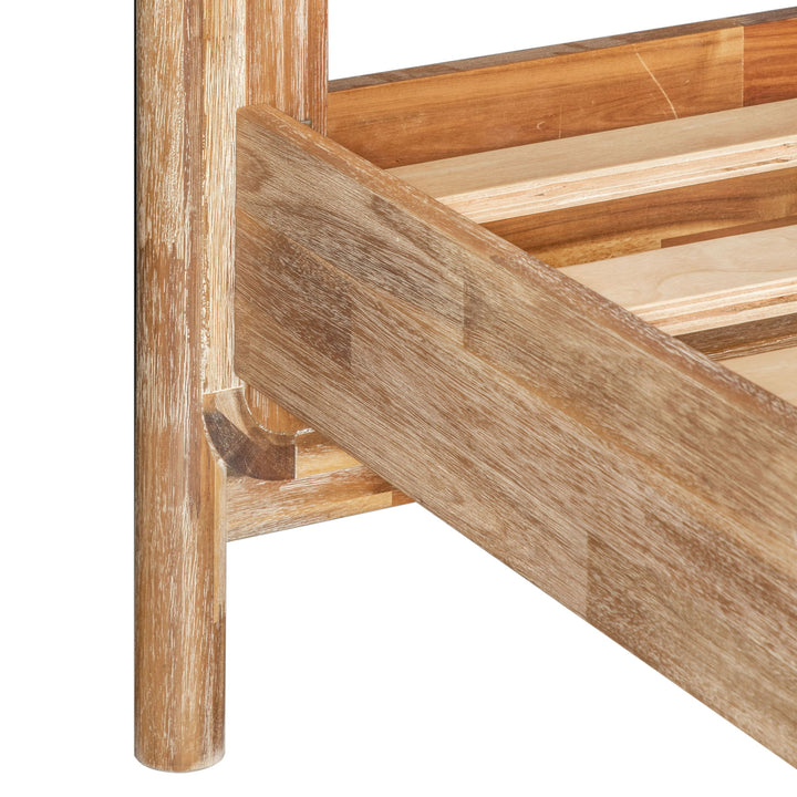 Mikala - Modern Natural Oak Bed