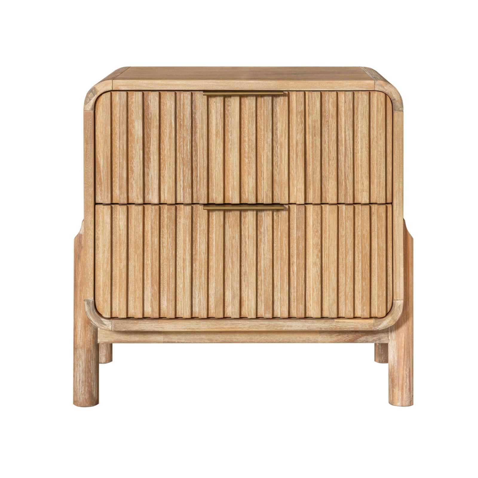 Mikala - Modern Natural Oak Nightstand