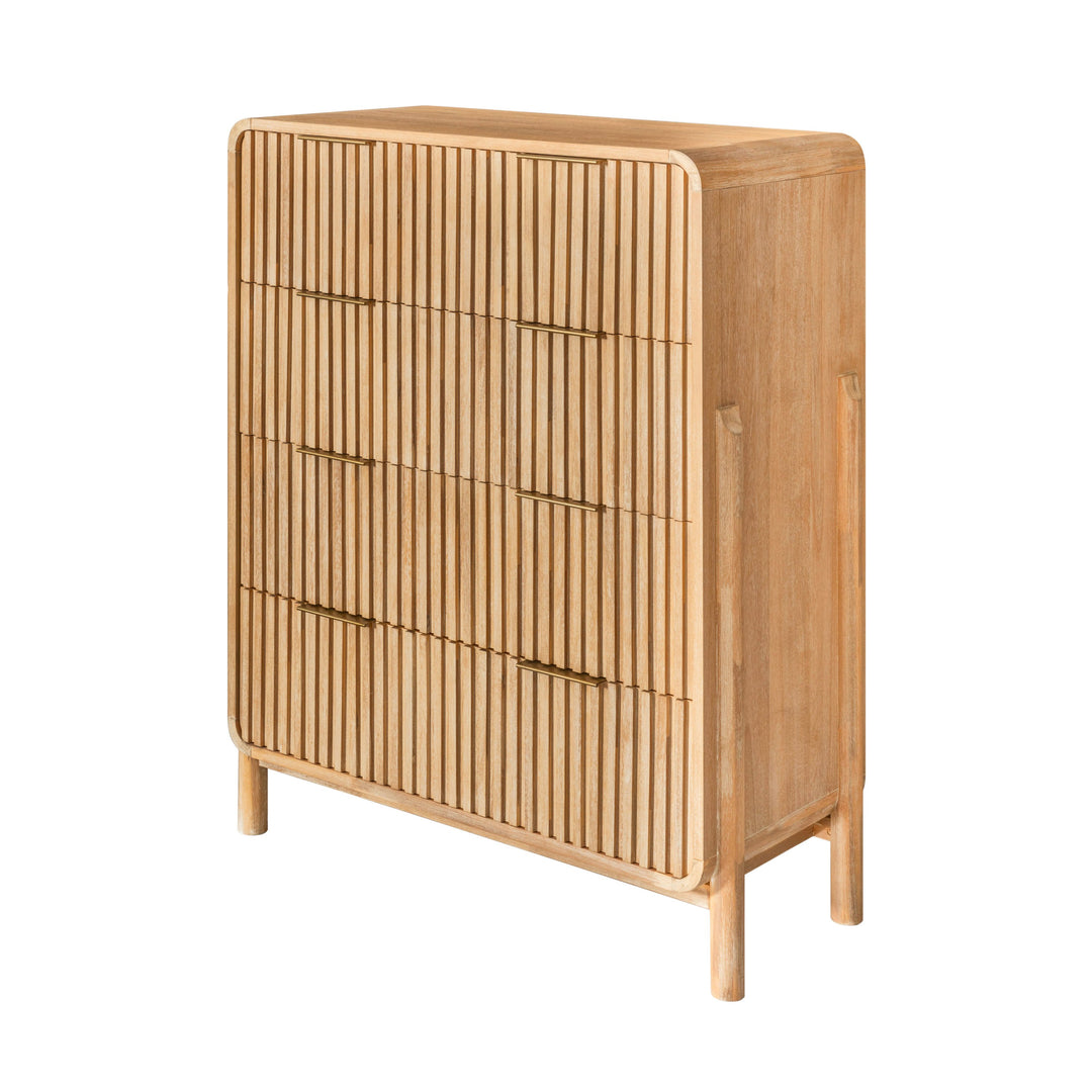 Mikala  Modern Natural Oak Chest