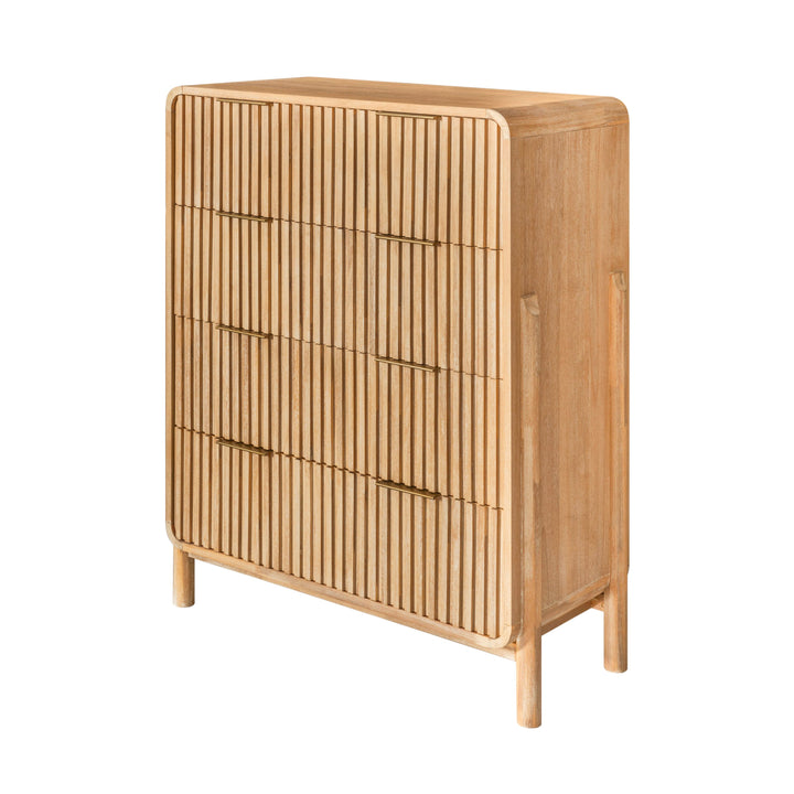 Mikala  Modern Natural Oak Chest
