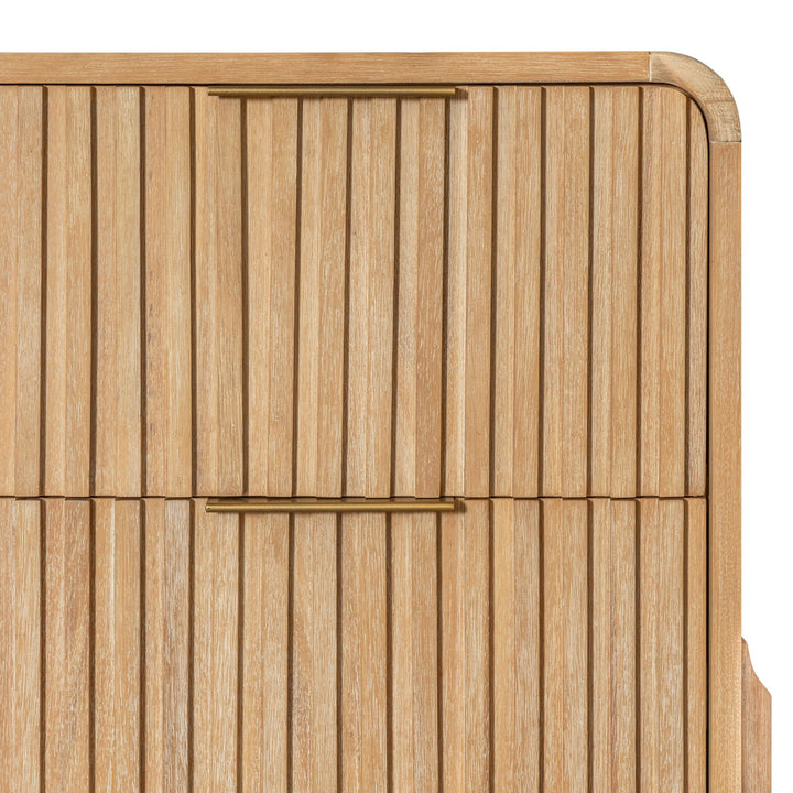 Mikala  Modern Natural Oak Chest