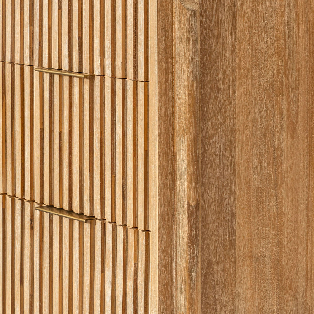 Mikala - Modern Natural Oak Chest - View 5
