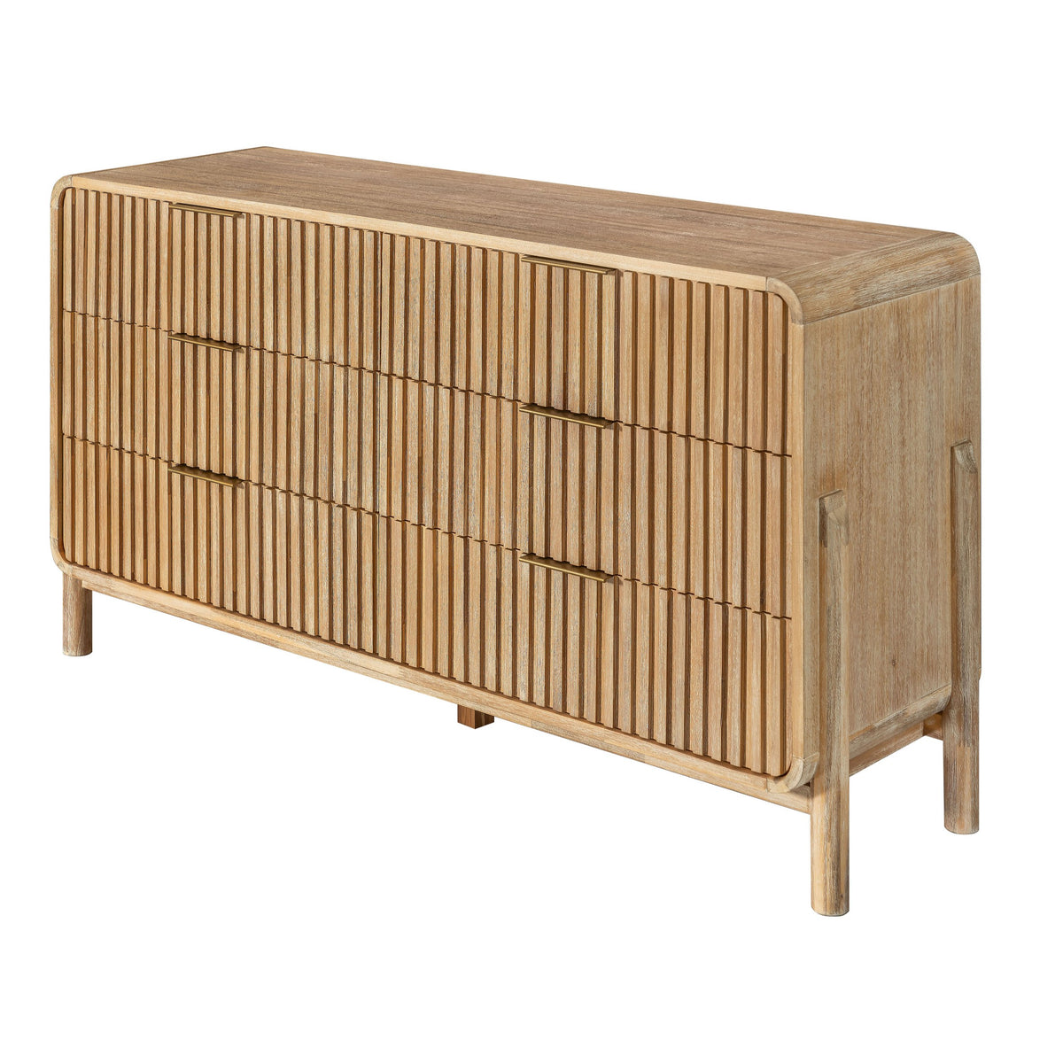 Mikala - Modern Natural Oak Dresser - View 2