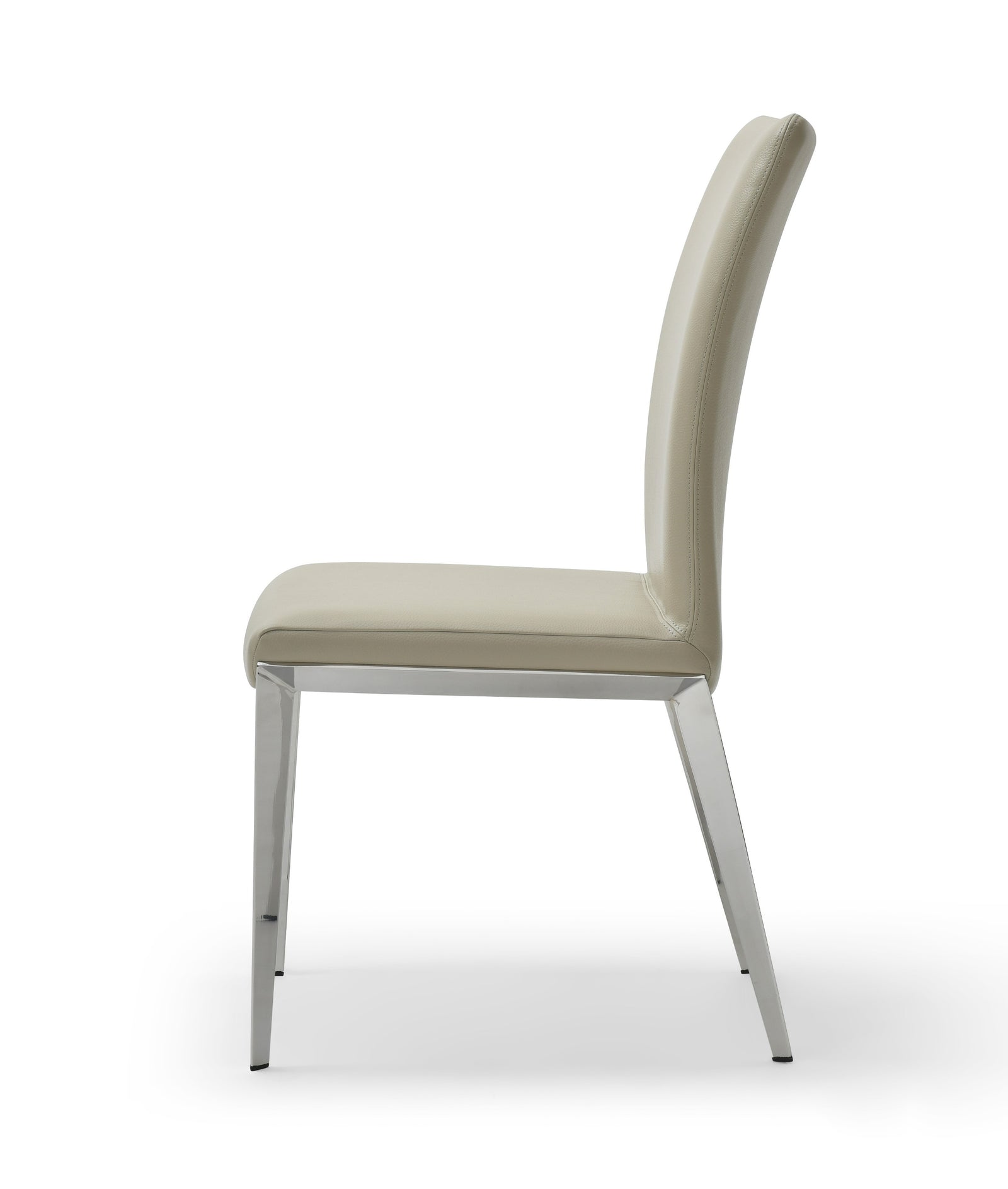 Taryn - Modern Light Grey  Stainless Steel Dining Chair 