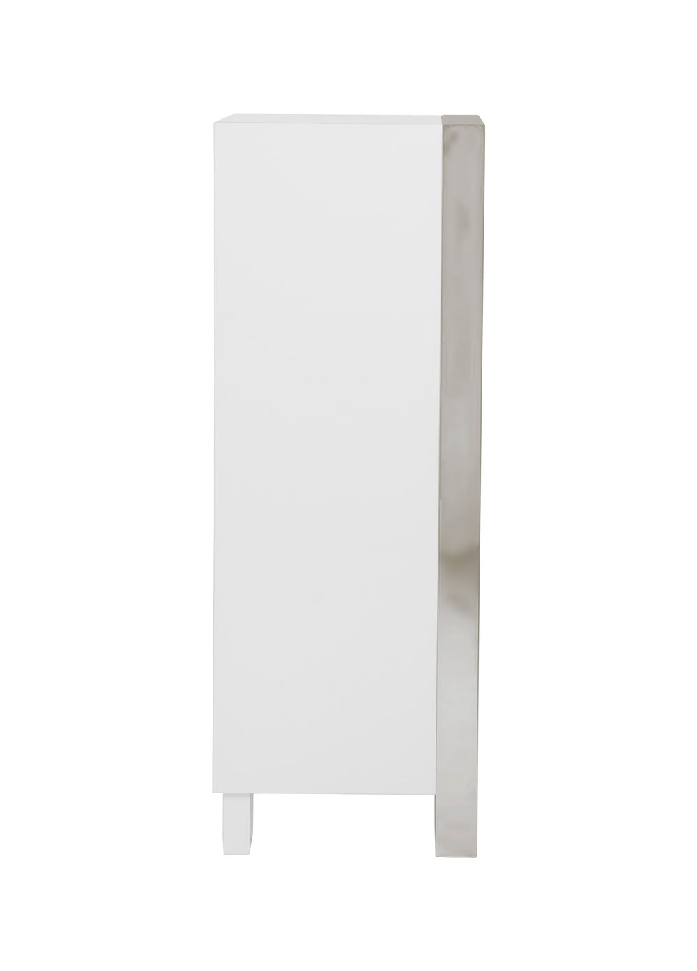 Cartier - Modern White + Stainless Steel Chest - View 11