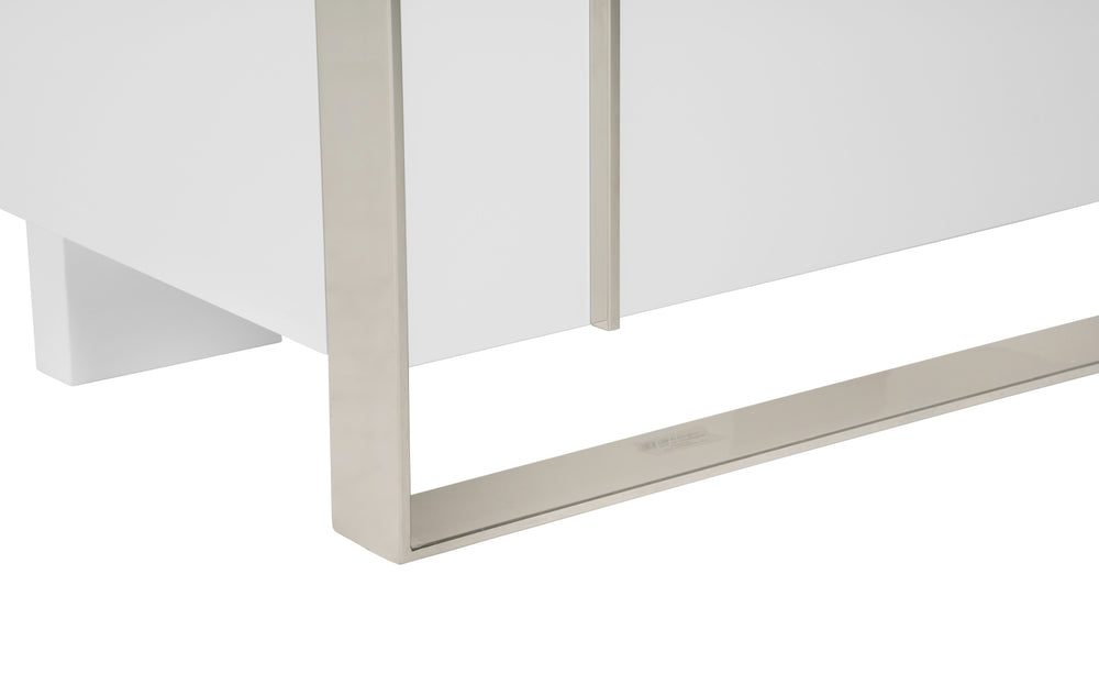 Cartier - Modern White + Stainless Steel Chest - View 14