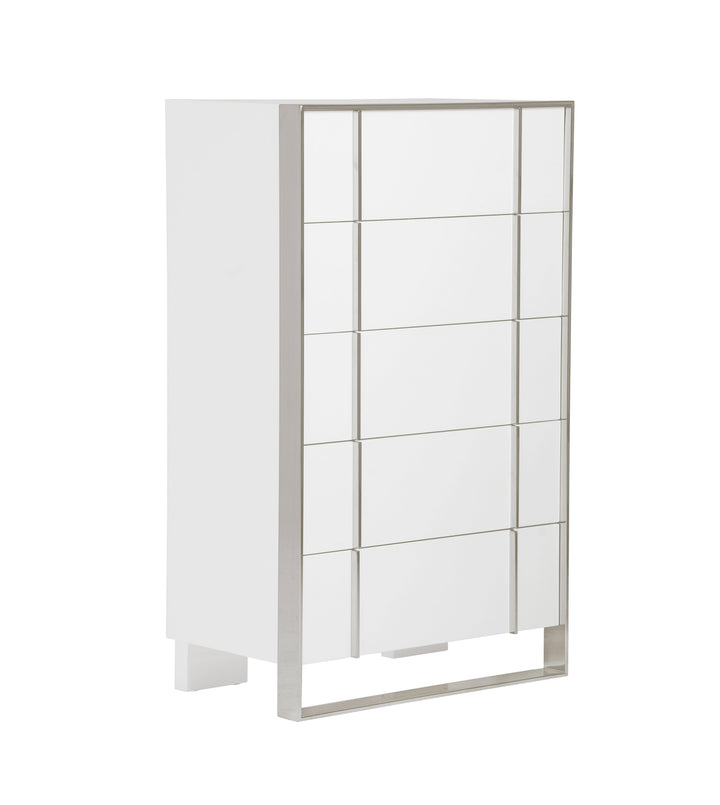 Cartier - Modern White  Stainless Steel Chest
