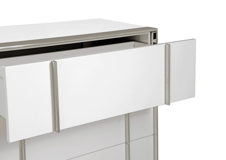 Cartier - Modern White  Stainless Steel Chest