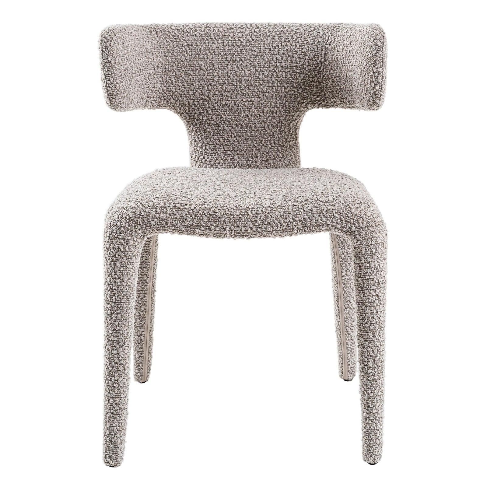 Saehee - Modern Light Grey Fabric Dining Chair