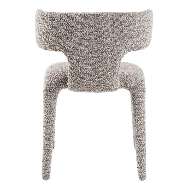 Saehee - Modern Light Grey Fabric Dining Chair