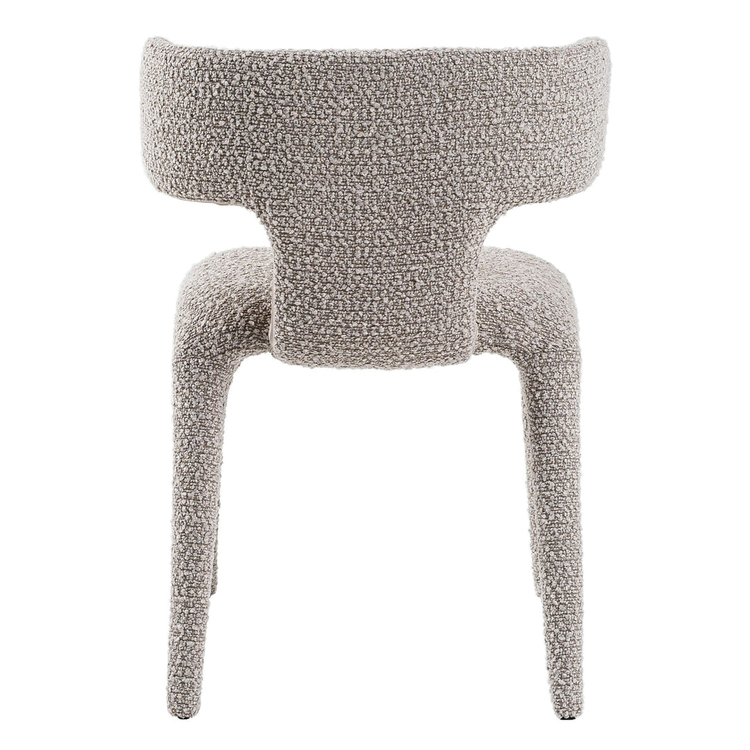 Saehee - Modern Light Grey Fabric Dining Chair
