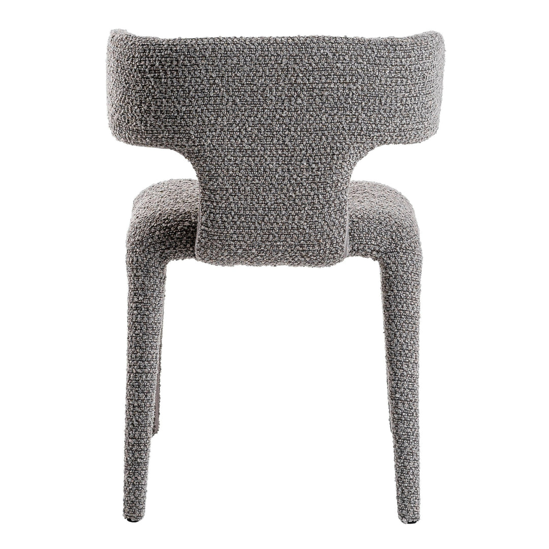 Saehee  Modern Grey Fabric Dining Chair
