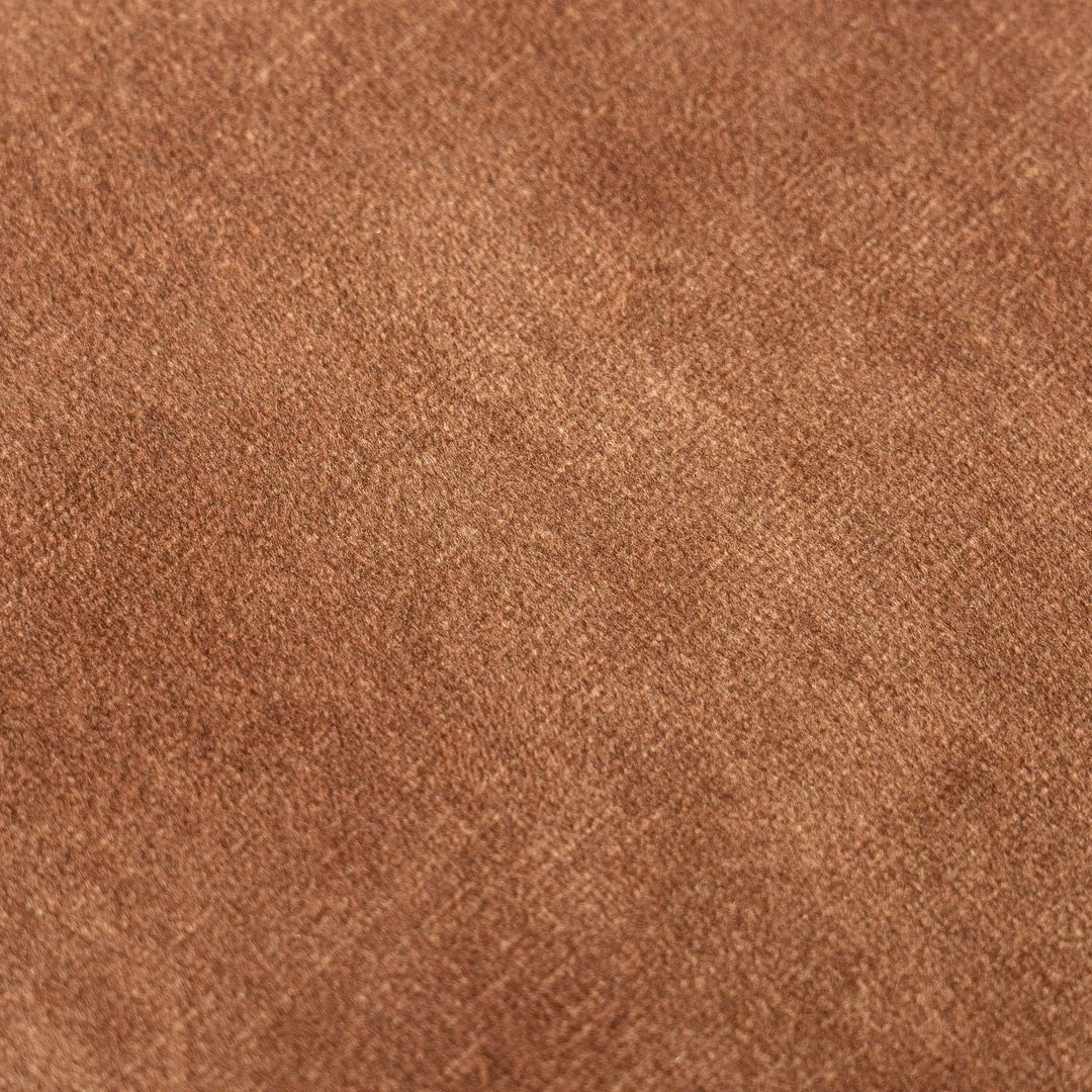 Saehee - Modern Camel Velvet Fabric Dining Chair