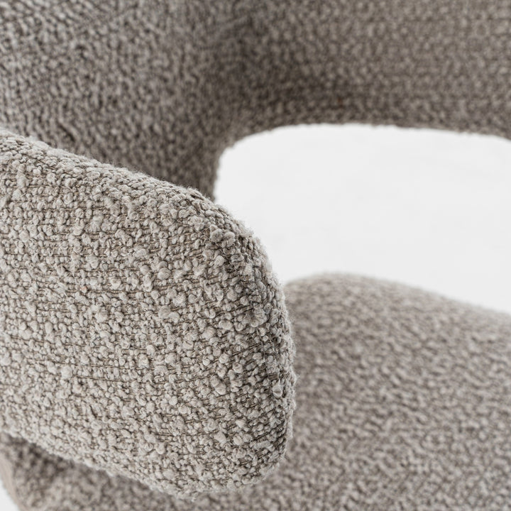 Bergman - Modern Off-White Fabric Dining Chair