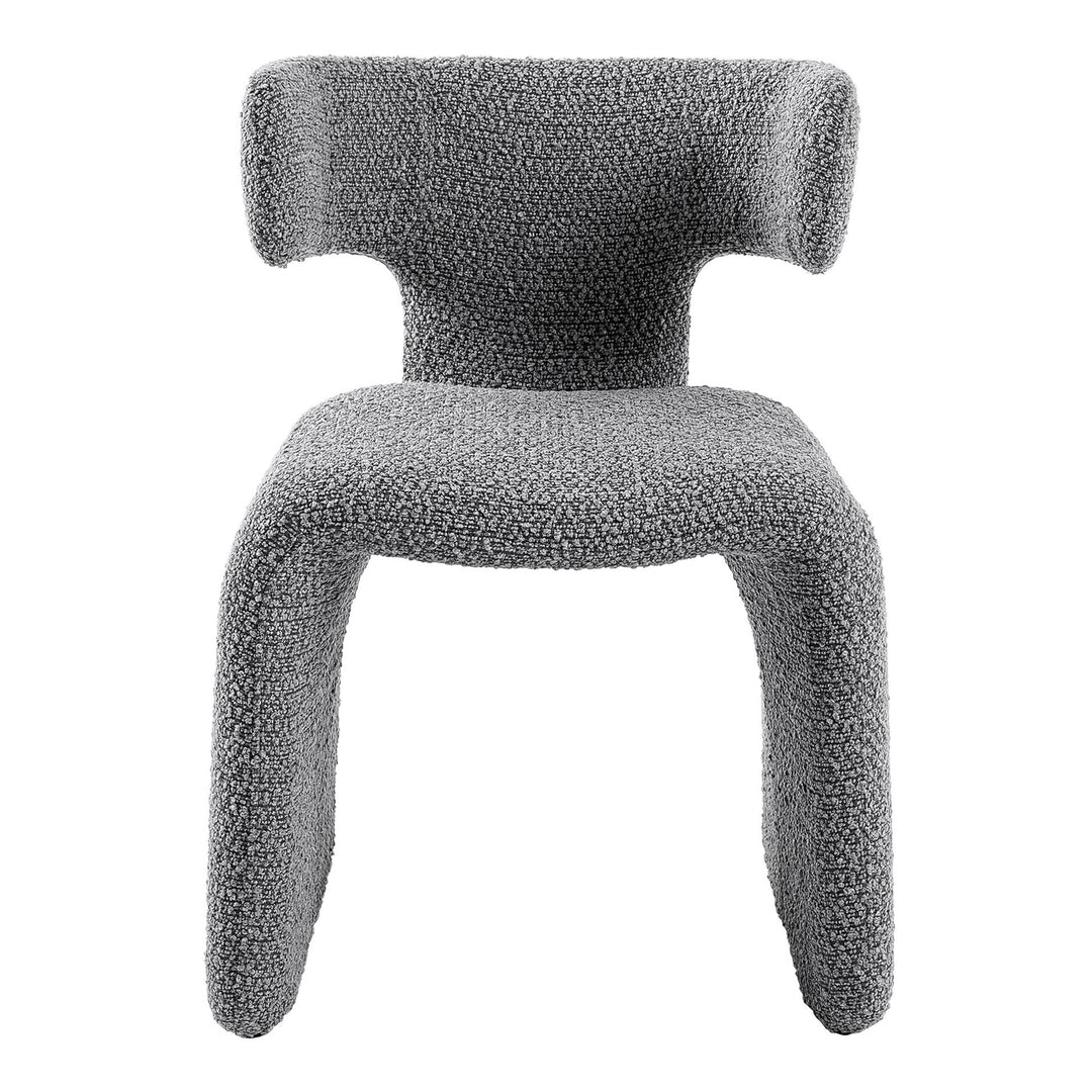 Bergman  Modern Light Grey Fabric Dining Chair