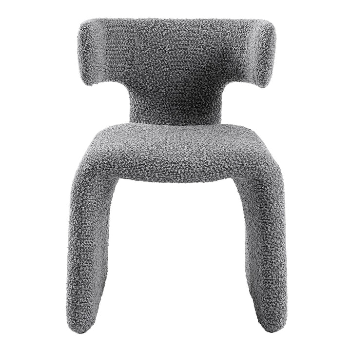 Bergman  Modern Light Grey Fabric Dining Chair
