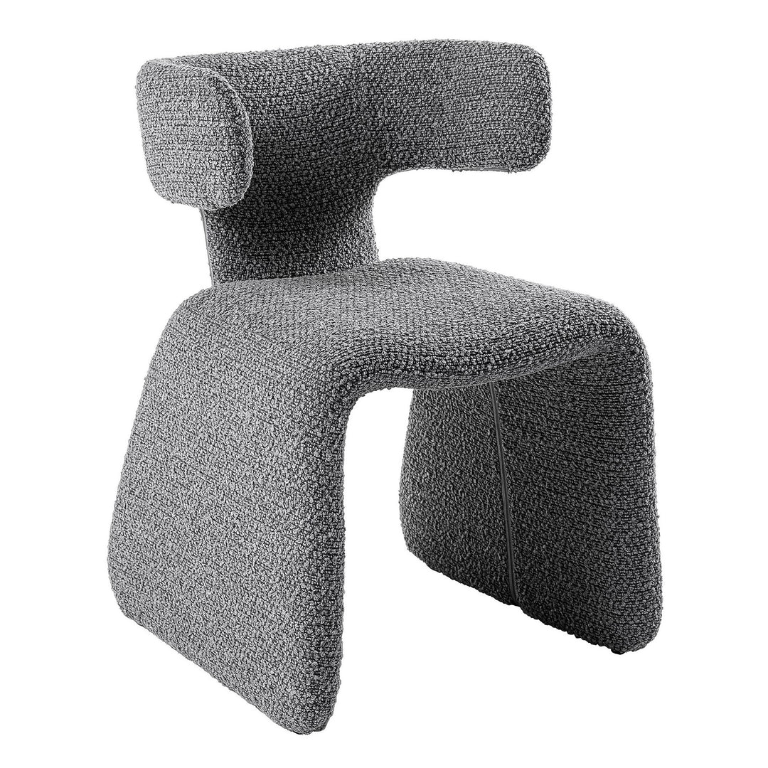 Bergman - Modern Light Grey Fabric Dining Chair
