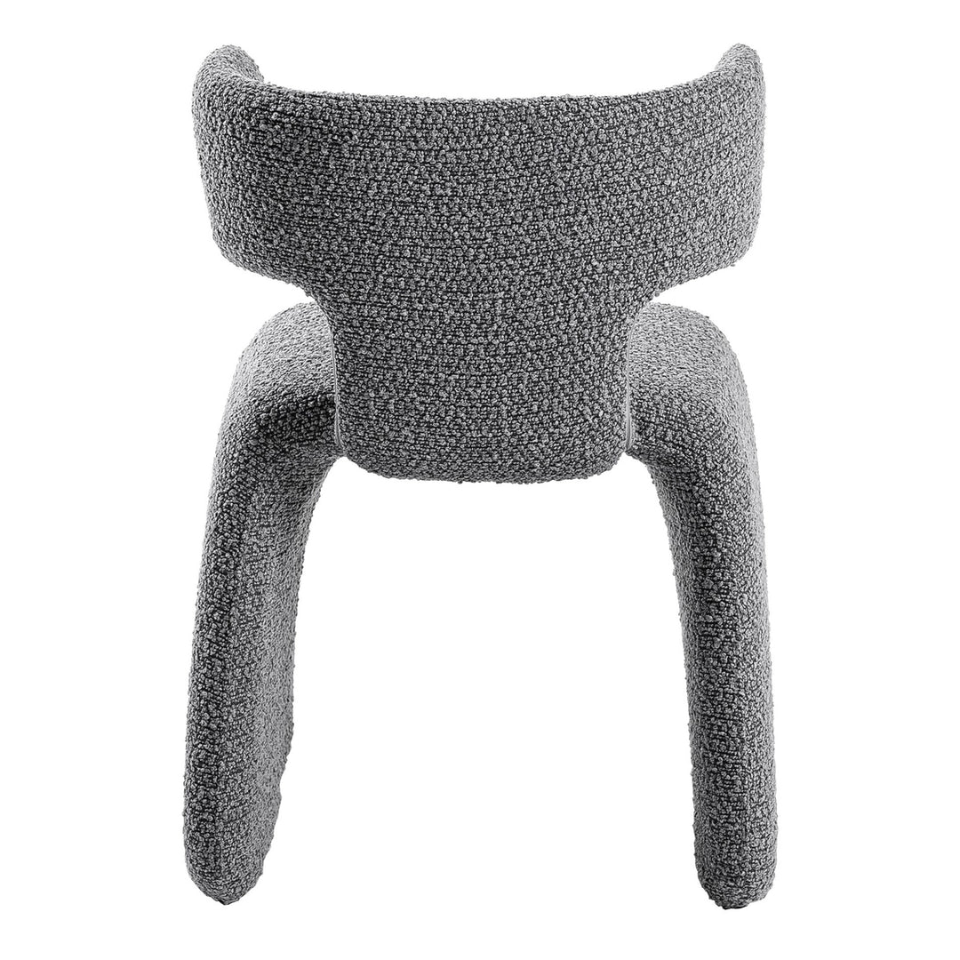 Bergman  Modern Light Grey Fabric Dining Chair
