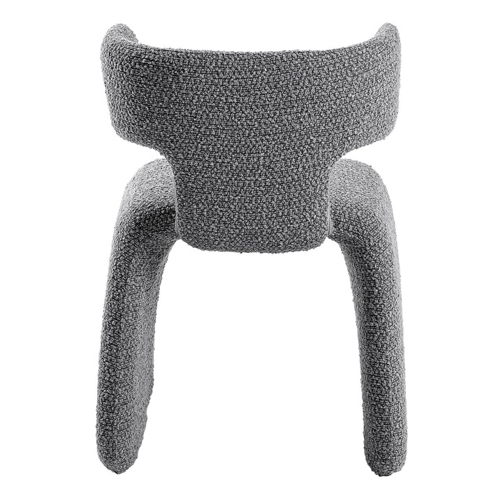 Bergman  Modern Light Grey Fabric Dining Chair
