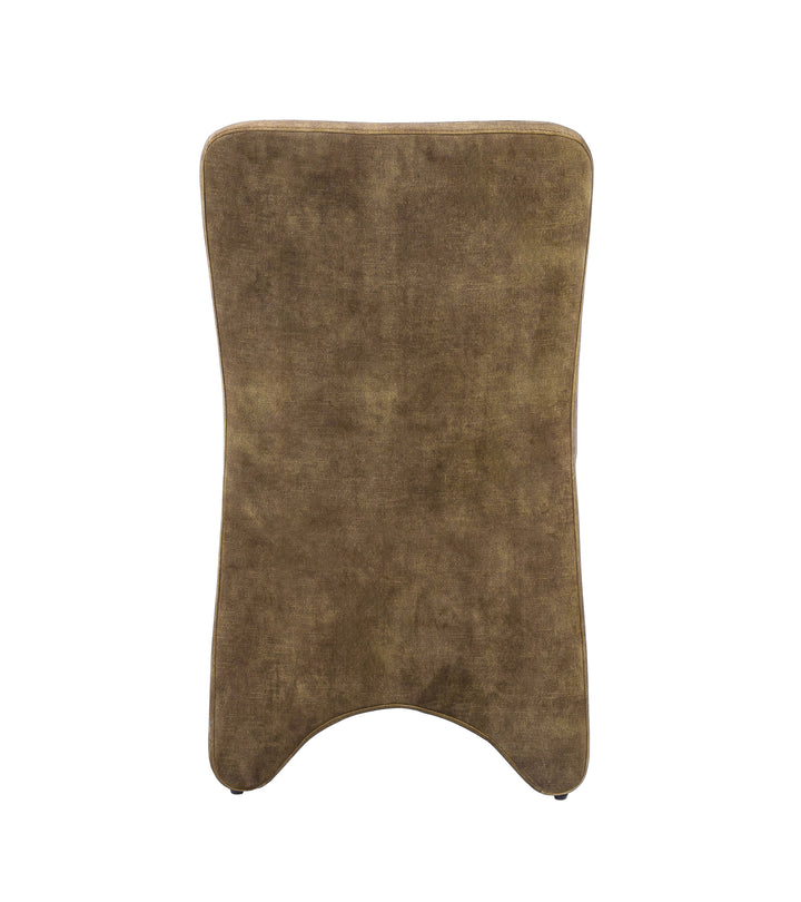 Ditka - Modern Camel Velvet Dining Chair (Set of 2)