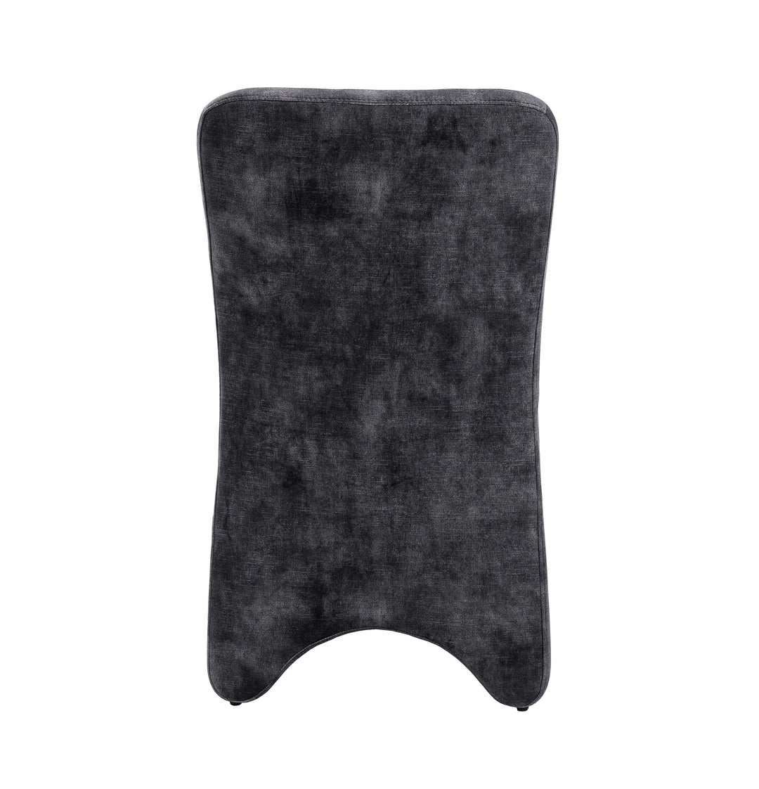 Ditka - Modern Grey Velvet Dining Chair (Set of 2)
