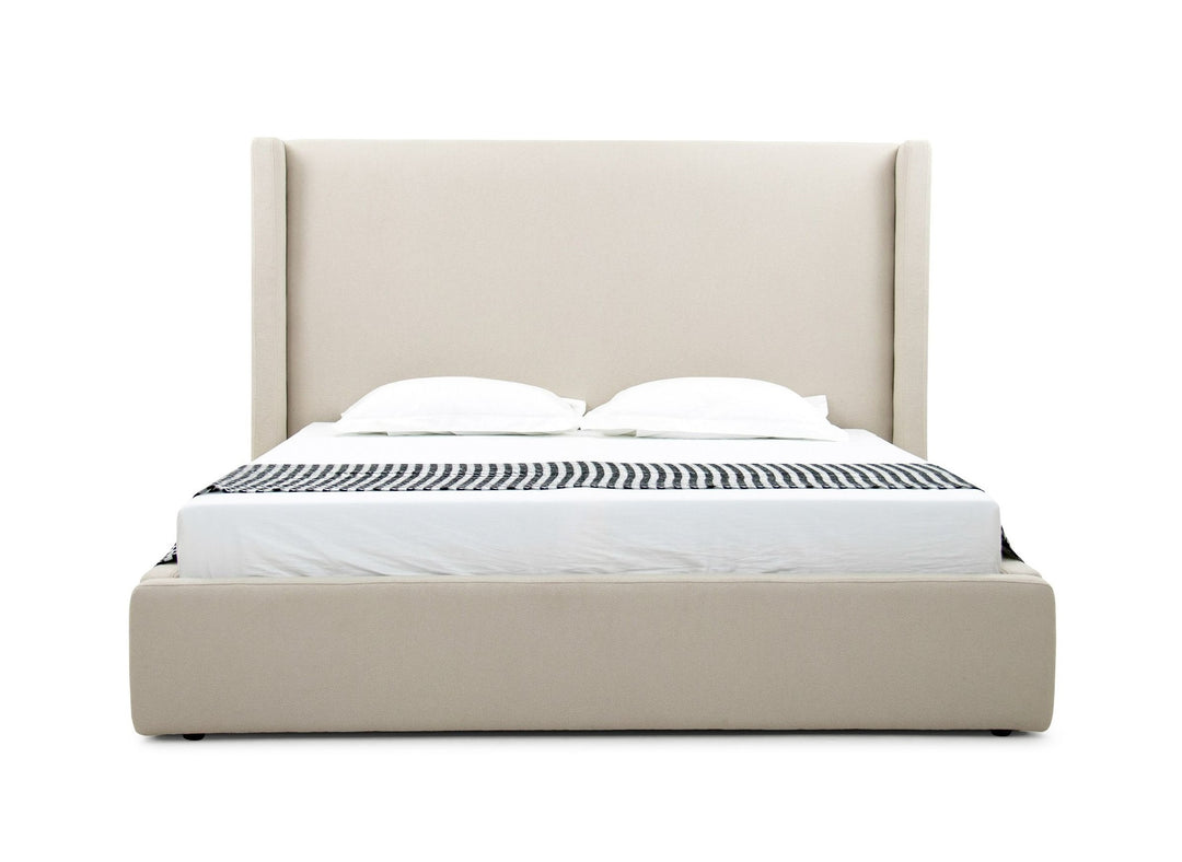 Byrne - Modern Beige Fabric Bed